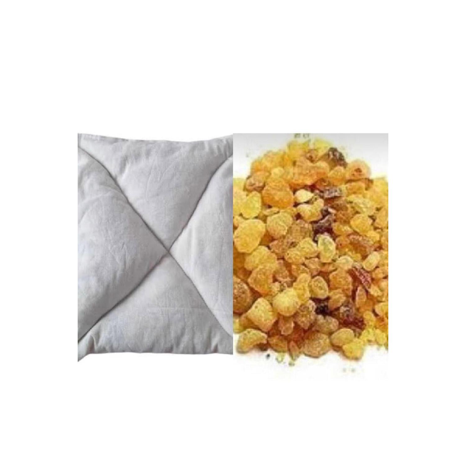 Немытая овечья шерсть и ежедневная резинка (Подушка 15*15 и ежедневная жевательная резинка 50 г)